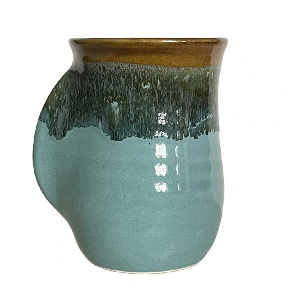 Neher 2012 Pottery Hand Painted Hand Warmer Mug 5” - Picture 6 of 7